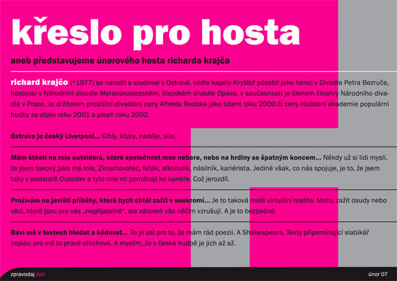 Keslo pro hosta, nor 2007